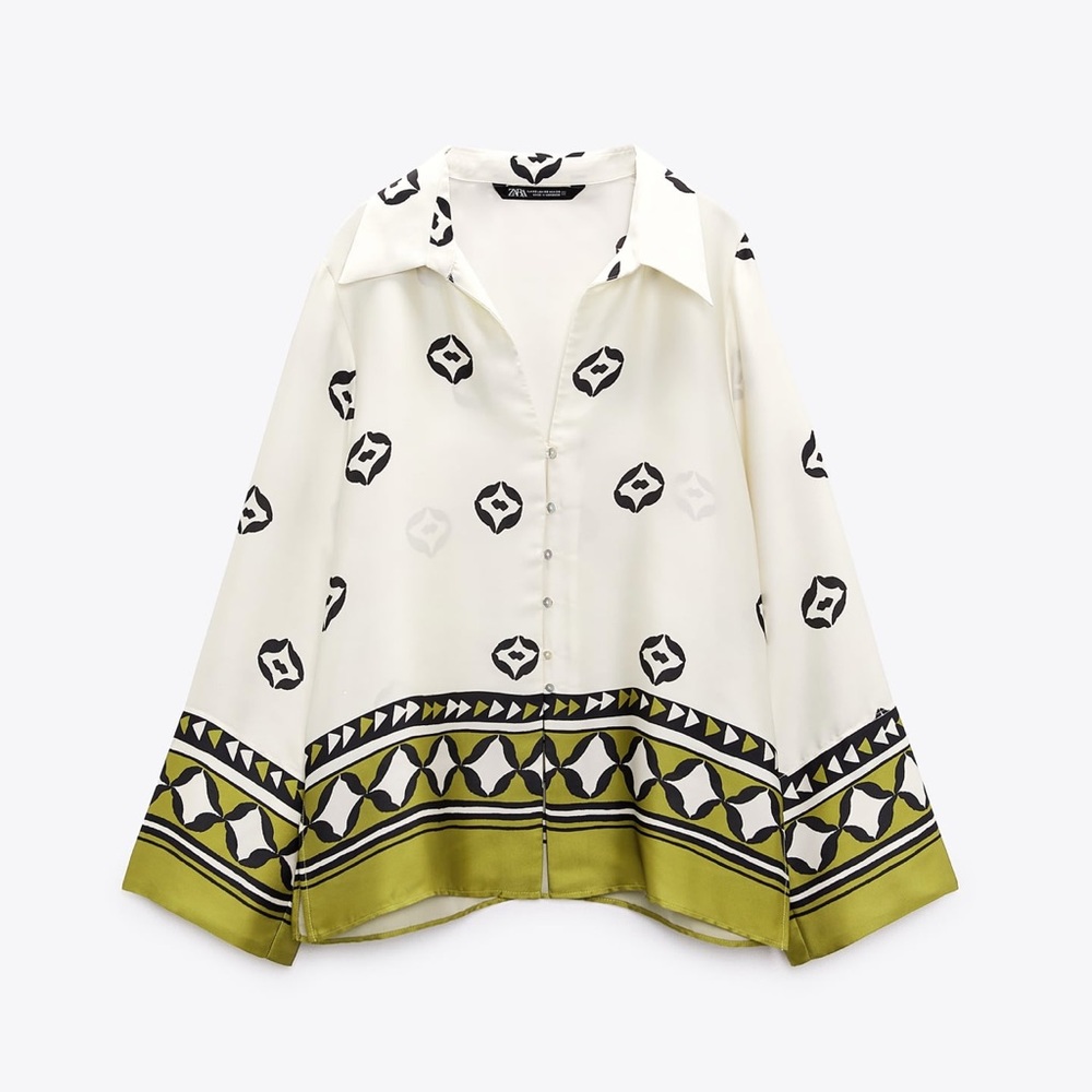 Zara printed shirt